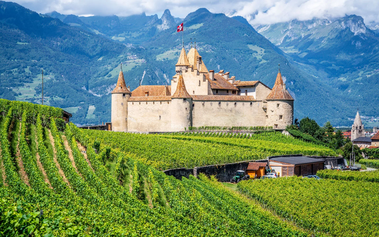 Château d'Aigle et vignes, Vaud